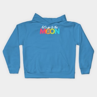 Bitcoin - let's go to the moon Kids Hoodie